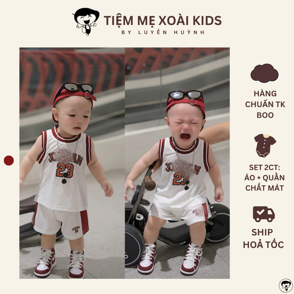 JD 23 รักแร้ Set ขอบแดง คุณภาพเท่มาก สําหรับเด็กผู้ชาย - MANGO MOTHER SHOP