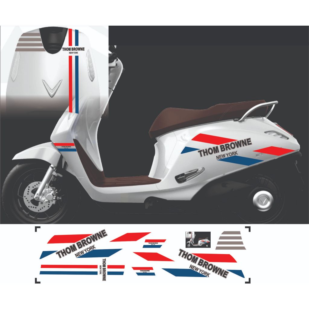 EVO 200 - EVO NEW EVO GRAND CAR STICKER, SIMPLE, BEAUTIFUL AND SHARP THOMBROWNE DESIGN STICKER