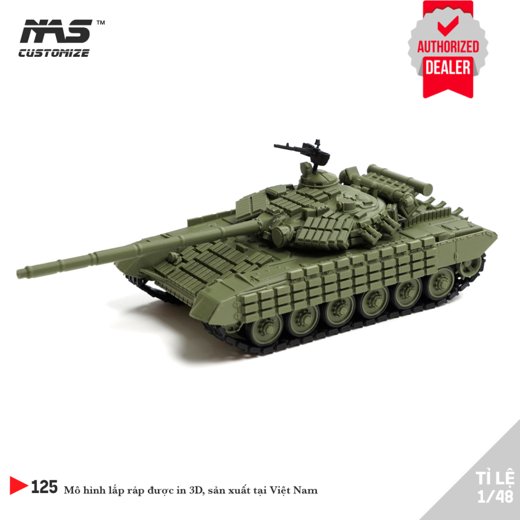 [NAS] โมเดลถัง ยูเครน T-64BV 1/48 สเกล 1:48 T 64 โมเดลประกอบทหารรถถัง