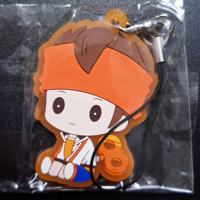 พวงกุญแจแบบยืดหยุ่น Endou Mamoru - อะนิเมะ Inazuma Eleven ของแท้จากญี่ปุ่น