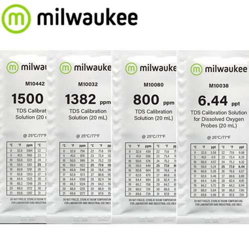 คุณภาพมาตรฐาน tds 800 ppm - 1382 ppm - 1500 ppm - 6.44 ppt ผู้ผลิต: Milwaukee สินค้าใหม่ 100%