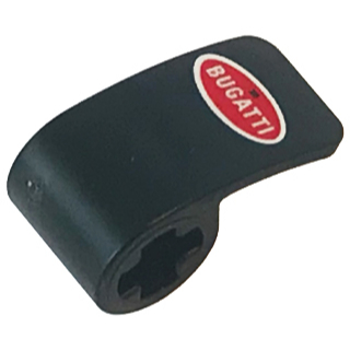 [1 ชิ้น] LEGO Technic Curved Panel 2 x 1 x 1 พร้อม Bugatti Logo (พิมพ์ลาย ไม่ใช่สติ๊กเกอร์) ID 64263