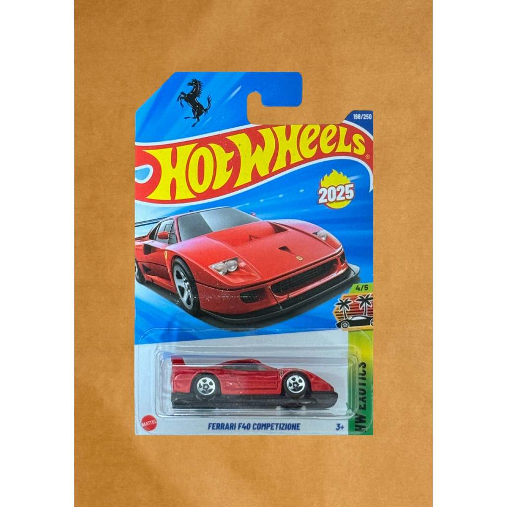 Hot Wheels Ferrari F40 รถโมเดล Competizione