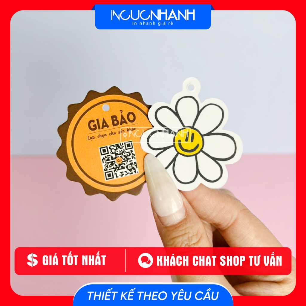 แท็กแขวนแท็กแขวนกระดาษ | พิมพ์ตามแบบ |N Tag On Demand Incucnhanh