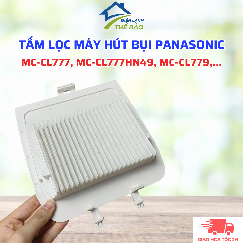 Panasonic ไส้กรองเครื่องดูดฝุ่น MC-CL777, MC-CL777HN49, MC-CL779,... เหมาะสําหรับหลายรุ่น (ทักข้อควา