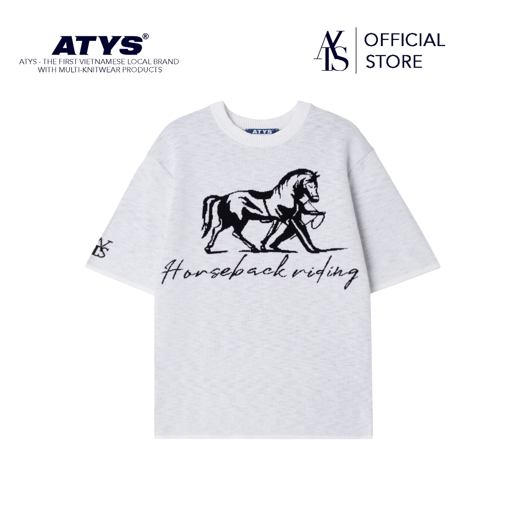 เสื้อยืด ATYS MUSTANG KNIT COTTON
