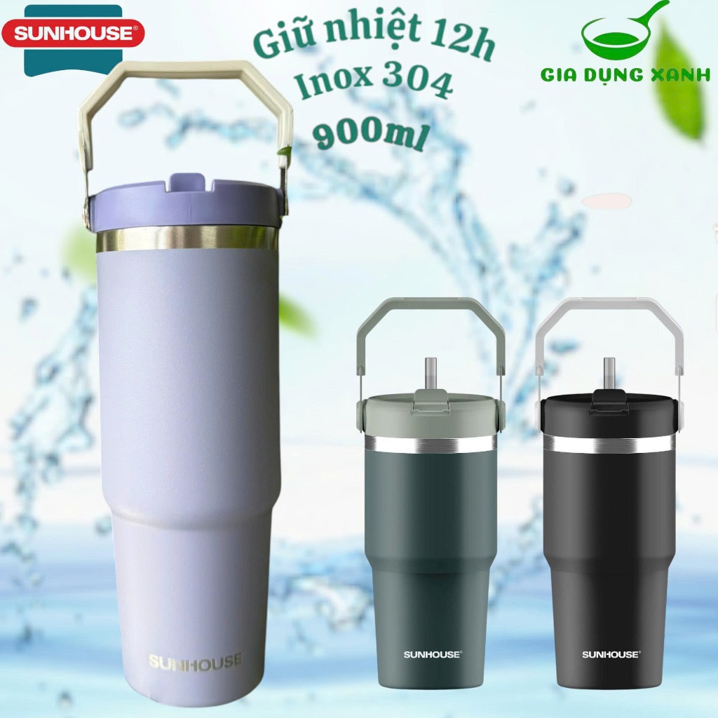 SUNHOUSE กระติกน้ําร้อน 900ml Sunhouse KS-TU900CP