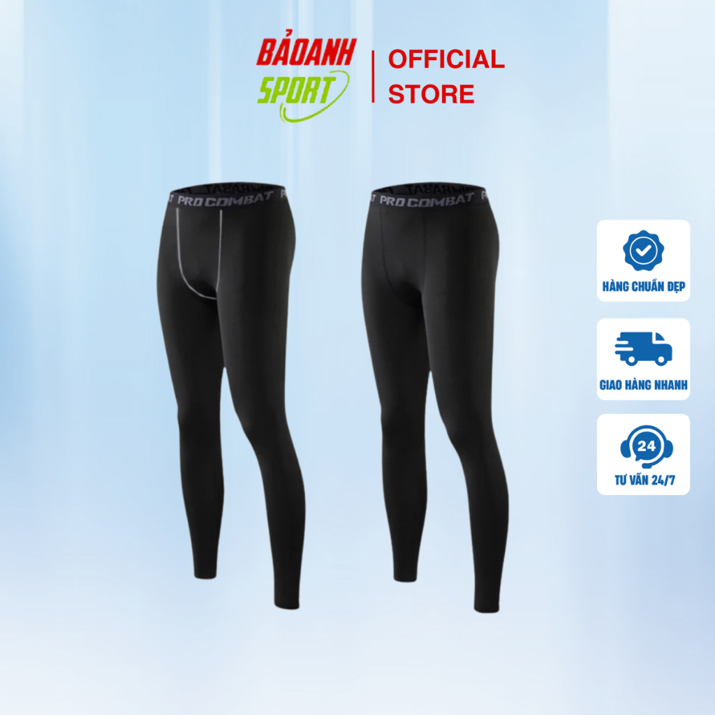 COMBAT PRO กางเกงออกกําลังกายผู้ชาย สีดํา