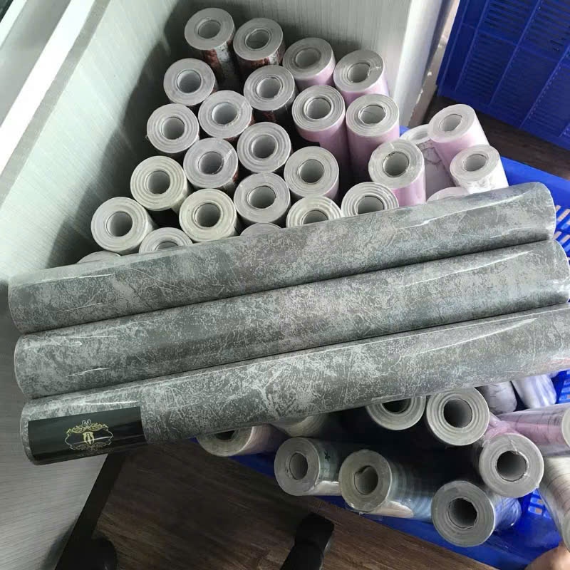 Combo of 3 Rolls of Cement Pattern Wall Decal ขนาด 45cm x 10m Area 4.5m2 1 ม้วนสําหรับผนัง 1 ม้วน