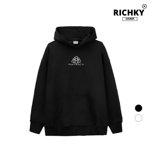 Richky Hanoi Premium Hoodie Mid Mercedes Maybach Luxury Car Logo Sweatshirt