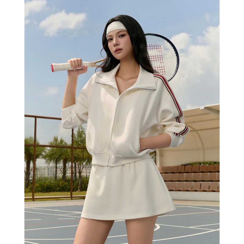 [ SPORTY FLOW COLLECTION] BASIC REE JACKET เสื้อแขนกุดคอเต่า