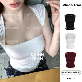 เสื้อเชิ้ตผ้าฝ้ายยืดผู้หญิงอินเทรนด์ - ร้าน Chinh Tran