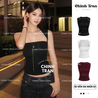 เสื้อเชิ้ตผ้าฝ้ายยืดผู้หญิงอินเทรนด์ - ร้าน Chinh Tran