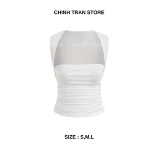 เสื้อเชิ้ตผ้าฝ้ายยืดผู้หญิงอินเทรนด์ - ร้าน Chinh Tran