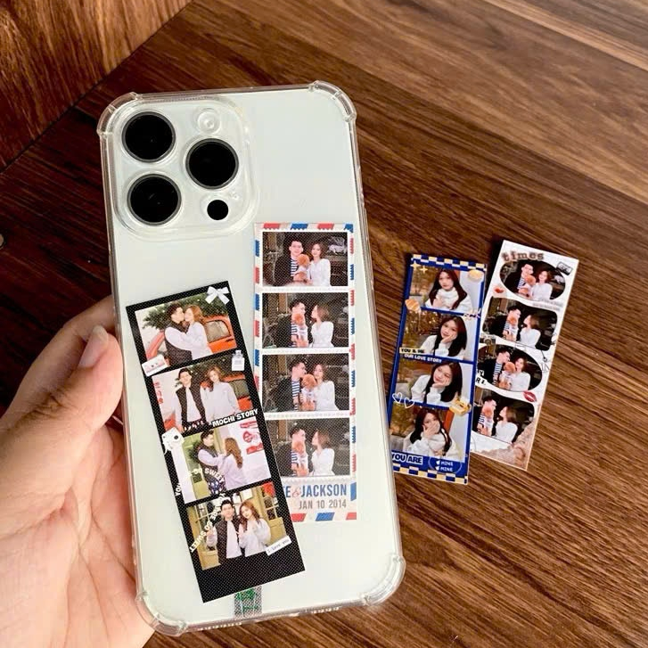 [Print MINISTRIP จาก 4 รูป] - Print ministrip, photobooth, mini ptb photo in phone case upon request
