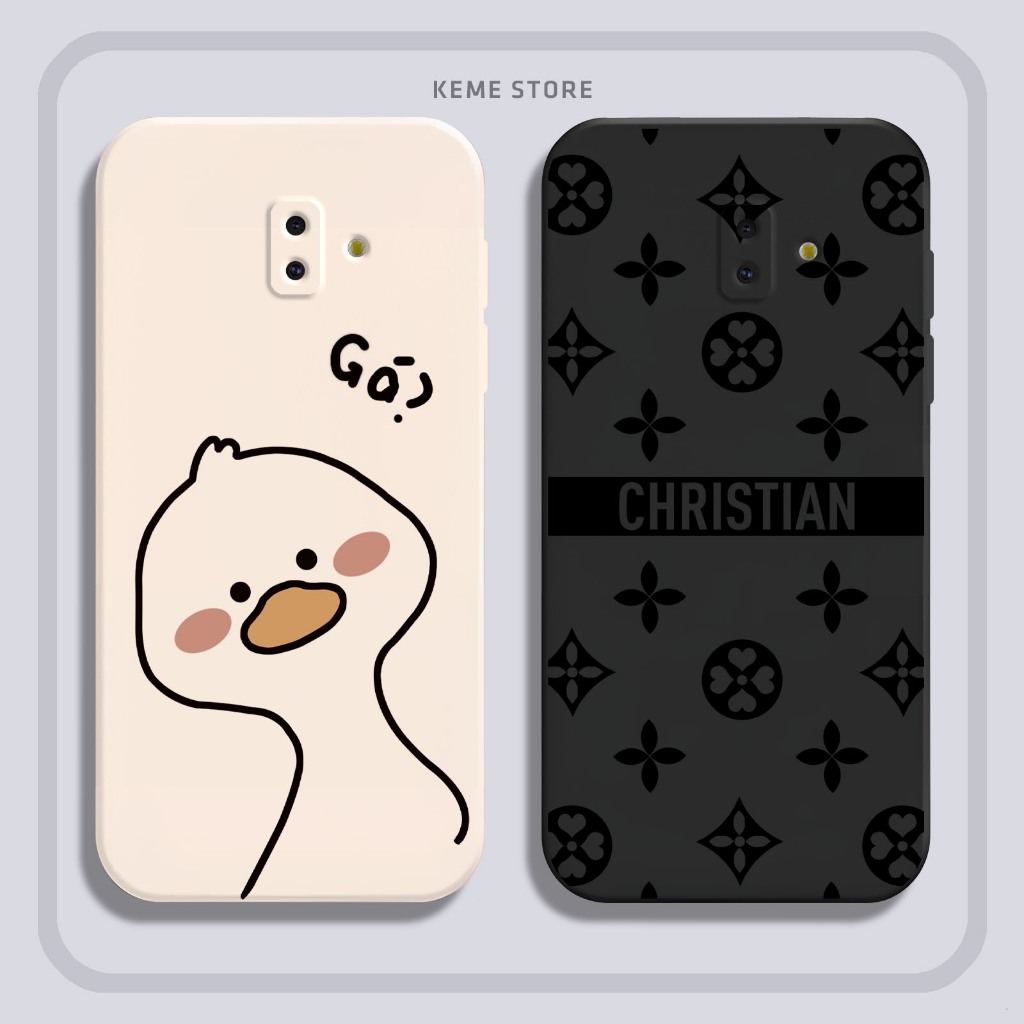 เคส Samsung J6 /J6 Plus / J6+ / J8 พิมพ์ลาย Lucky Virus และ Goofy Duck