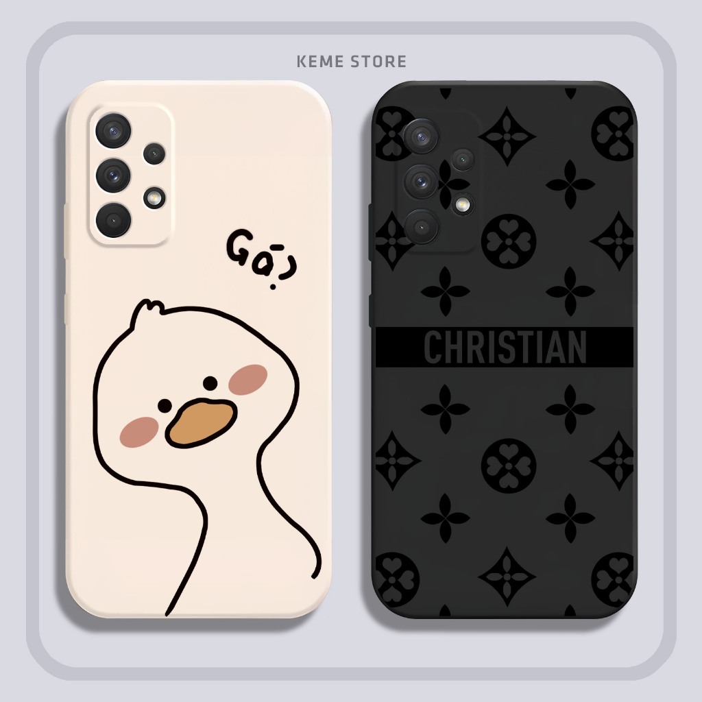 เคส Samsung A32 4G / A32 5G / A52 5G / A52s 5G / A72 พิมพ์ลาย Lucky Virus และ Goofy Duck