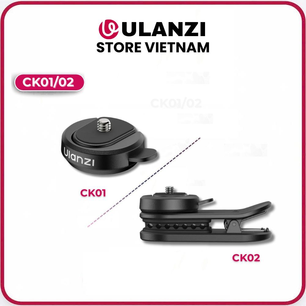 Ulanzi CK01/ CK02 - ชุดวางจําหน่ายด่วนแม่เหล็กสําหรับกล้อง DSLR Gopro DJI Pocket 3