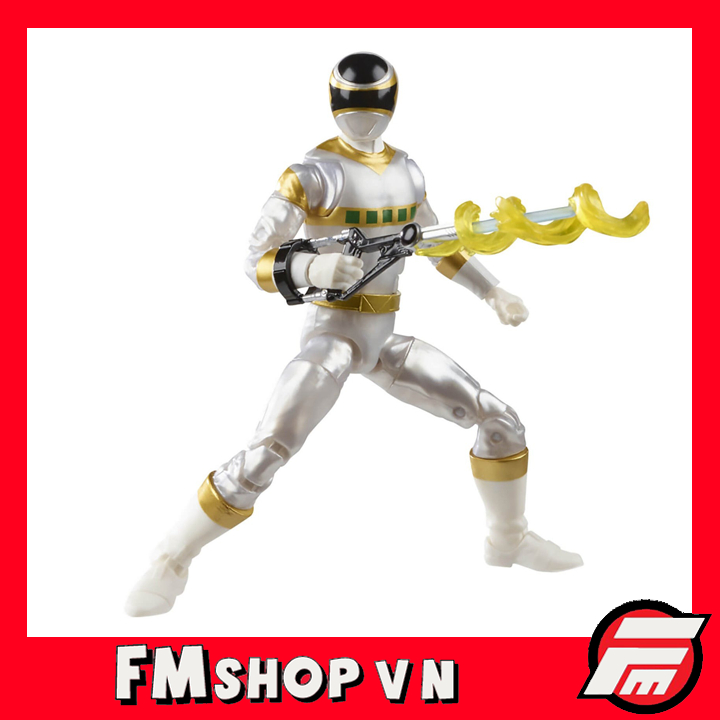 (2nd + รอยขีดข่วนบนมือ) Lightning Collection Power Rangers โมเดลตัวละคร Silver Ranger