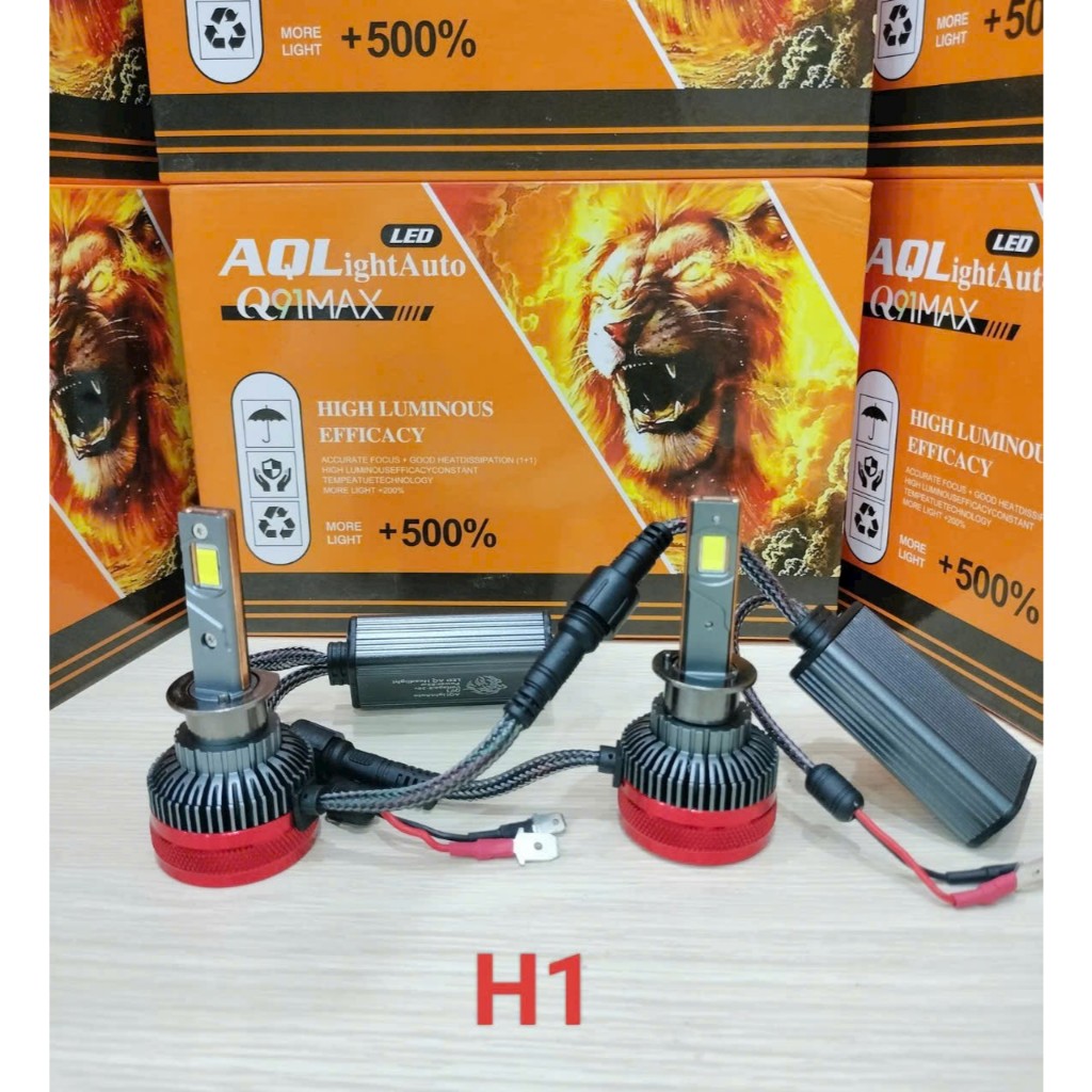 ไฟ led Q91 Max - ความจุ 85W/หลอดไฟ ขาวสว่างจ้า ติดตั้ง โอโต้
