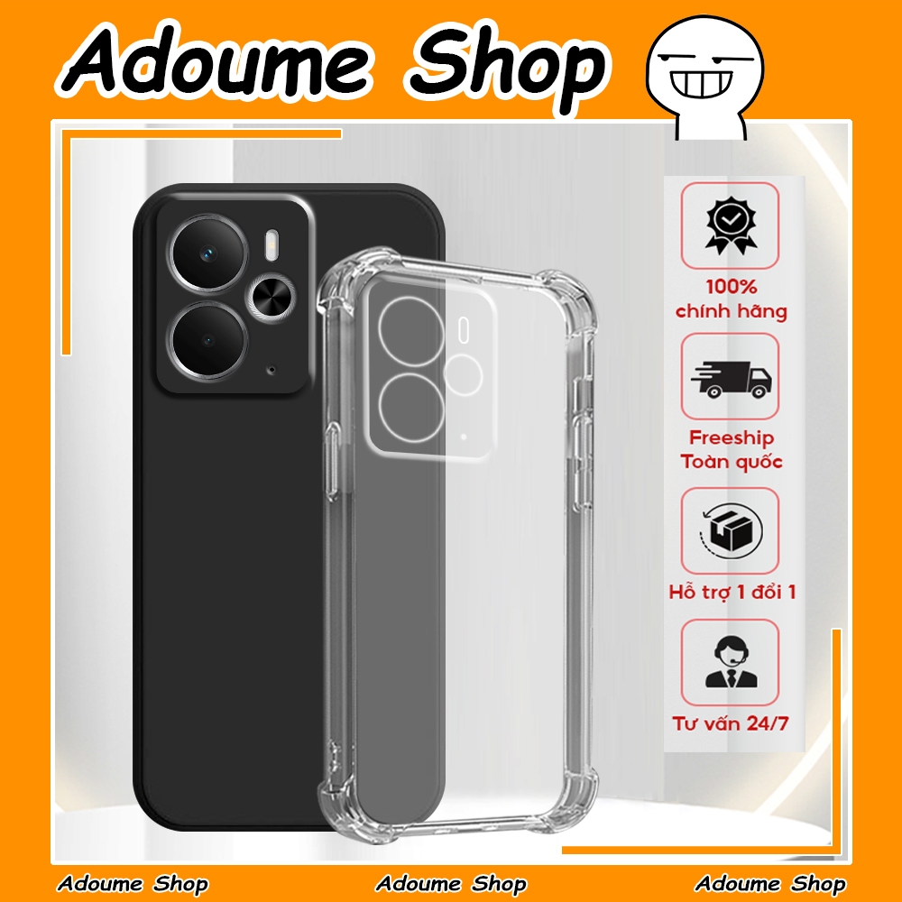 เคส Realme 14 5G / 14T 5G กันกระแทก โปร่งใส ป้องกันกล้อง