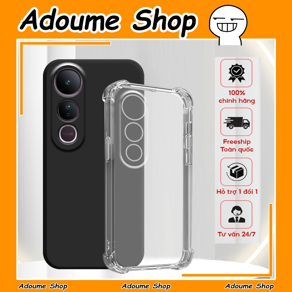 เคส Vivo V50 / V50 Lite กันกระแทก โปร่งใส กันกล้อง