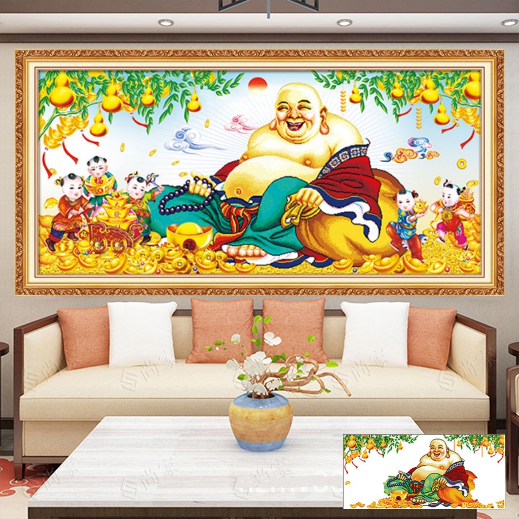 3D Maitreya ภาพวาดปักครอสติส LV3575, LV3576, LV3577, LV3573 รุ่นใหม่ 2025 - ภาพวาดปักปักเองลูกค้า