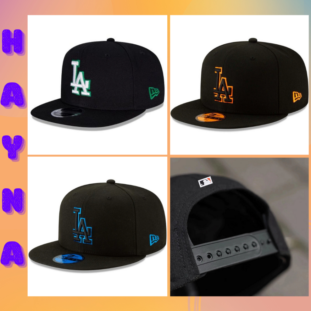 หมวก Snapback, หมวก Snapback ปัก LA, หมวกฮิปฮอปสําหรับผู้ชายและผู้หญิงแฟชั่น M225