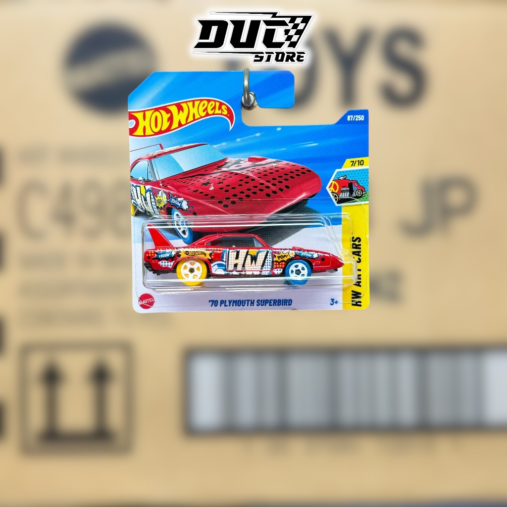 Ducstore รถโมเดล HYX96 Hot Wheels 70 Plymouth Superbird - เคส K พื้นฐาน 2025