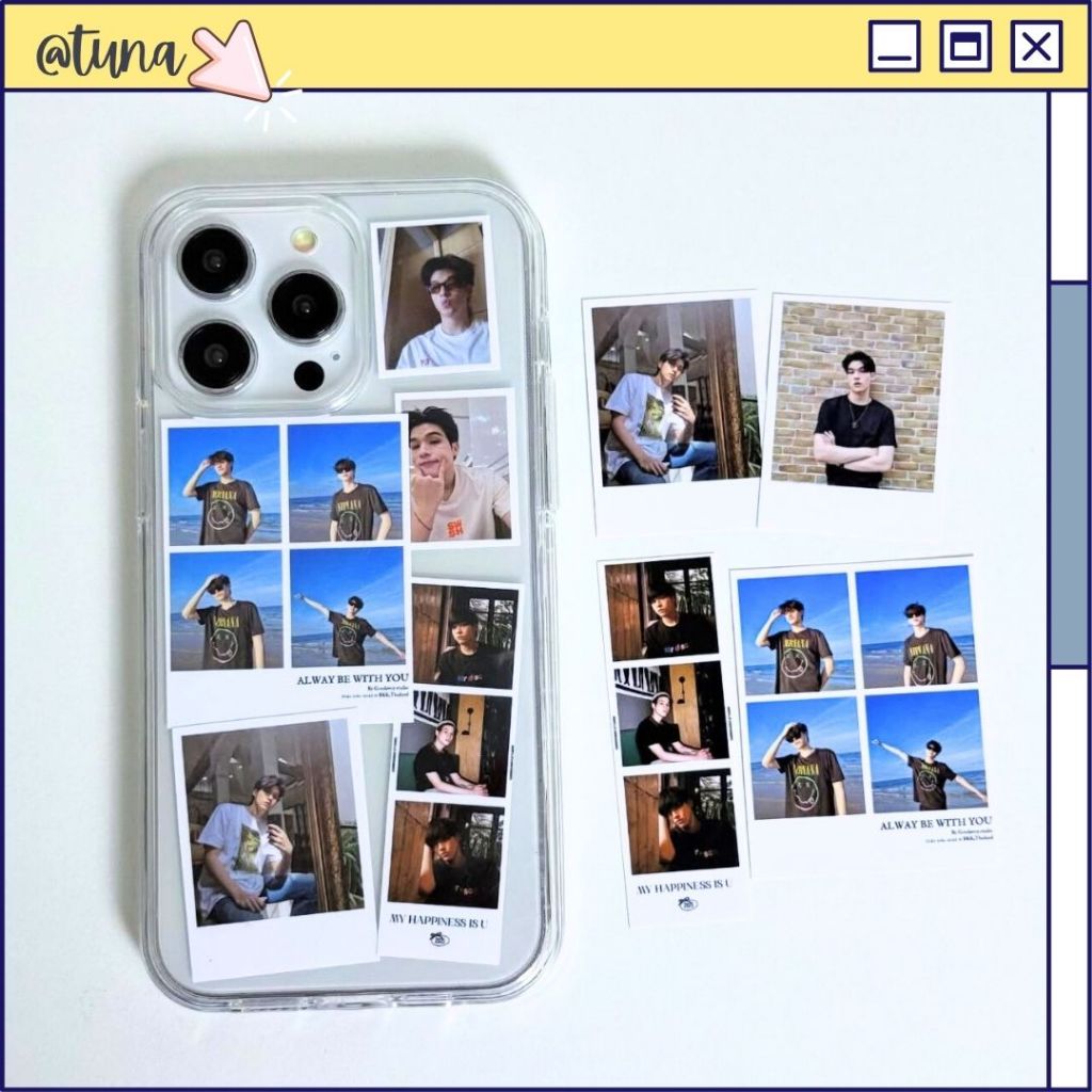 (รับจาก 3 ชิ้น) Photostrip Mini Printing on Demand Photobooth Mini for Phone Cases with Beautiful Sh