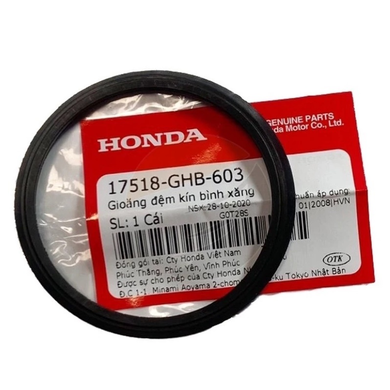 ปะเก็นถังน้ํามัน และชุดซีลเชื้อเพลิง 2 ชิ้น (17518ghbb603 / 17572GHB601) ร้านค้าผู้ชาย