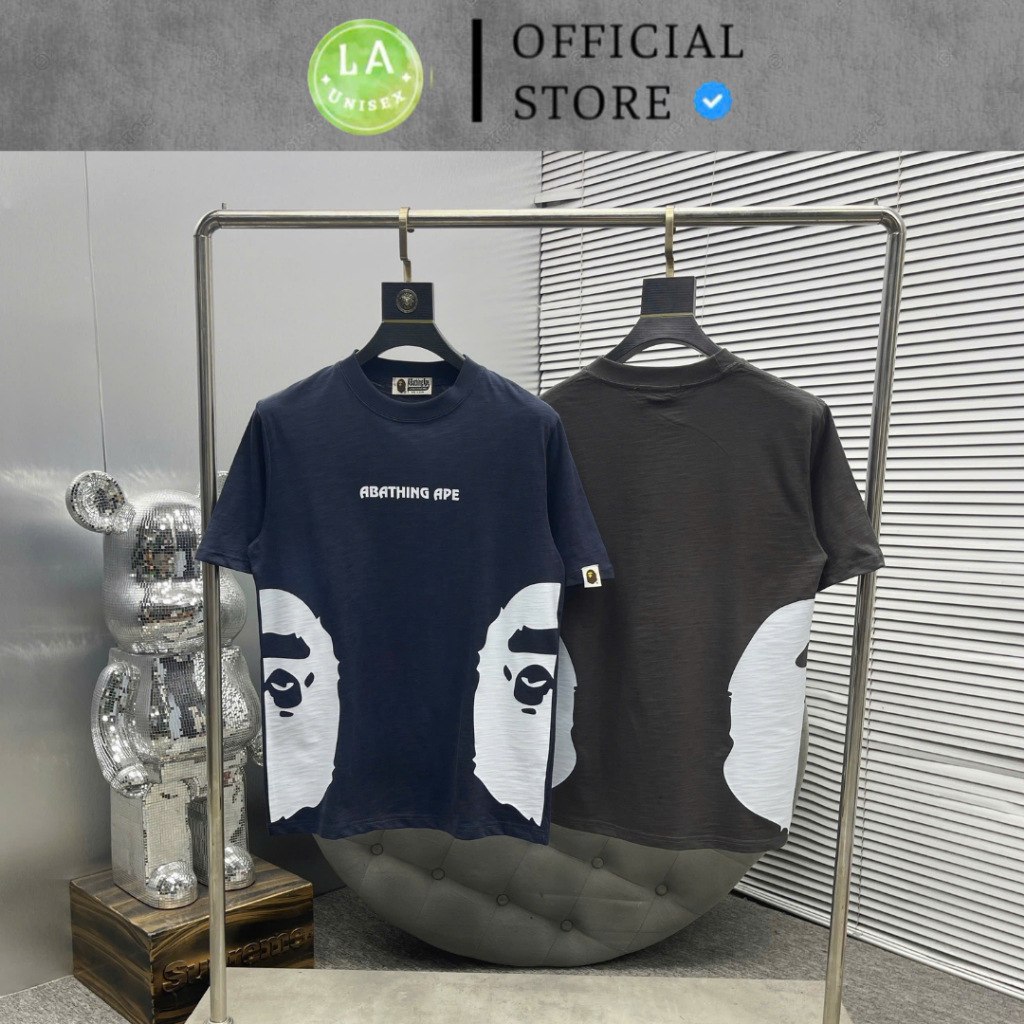 Ba..pe Hottrend 2025 เสื้อยืด ผ้าคอตตอน 100% ไม่มีขุย ป้ายตรา Full Mac