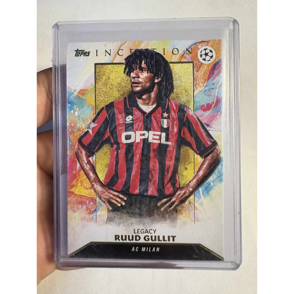 การ์ดฟุตบอล M272 Ruud Gullit Ac Milan Topps Inception 2023/24