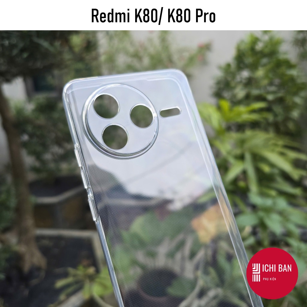 Redmi K80/ K80 Pro/ K90 Pro Max, K70/ K70 Pro, Redmi K70 Ultra/ K70E เคสใสซิลิโคนป้องกันกล้อง