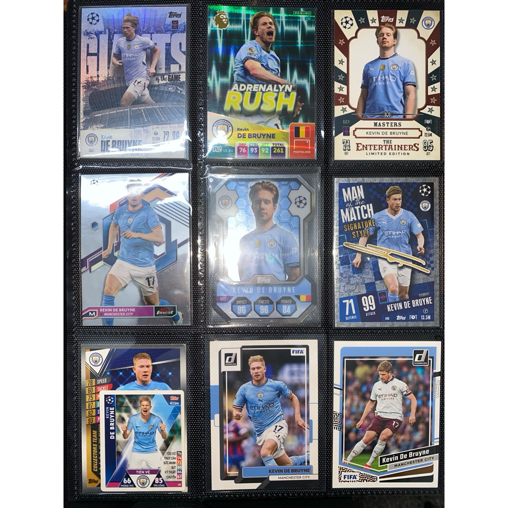 [NORMAL UPDATE] ส่วนประกอบการ์ดเครื่องเล่น Kevin De Bruyne KDB