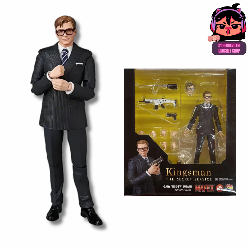 MAFEX 072 (AUTHENTIC) HIGH QUALITY ACTION FIGURE "EGGSY - KINGSMAN" (2ND - FULLBOX)