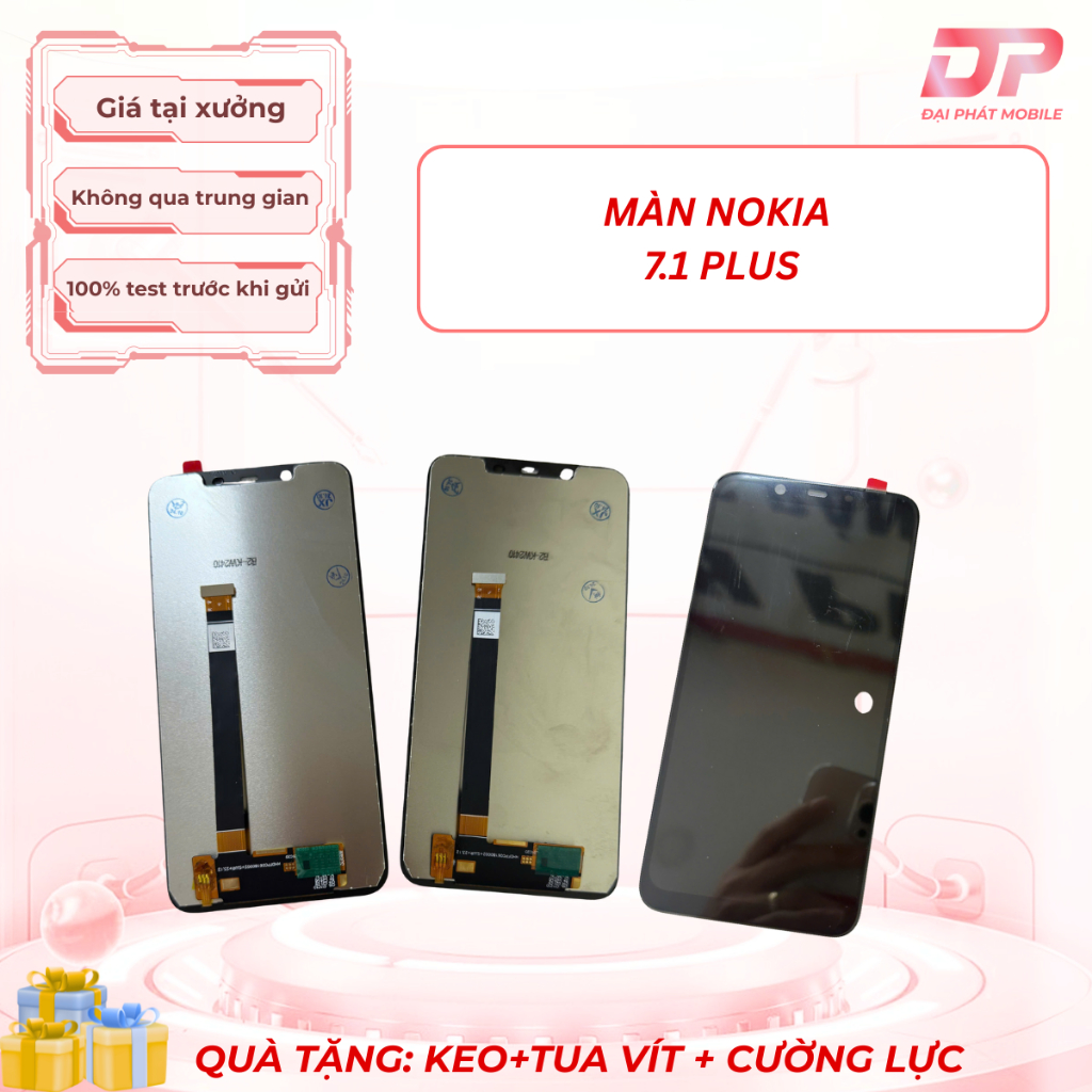 จอมือสอง Nokia 7.1 plus, x7, 8.1 - มาพร้อมกาว+สกรู+ชุดของขวัญกระจกนิรภัย!