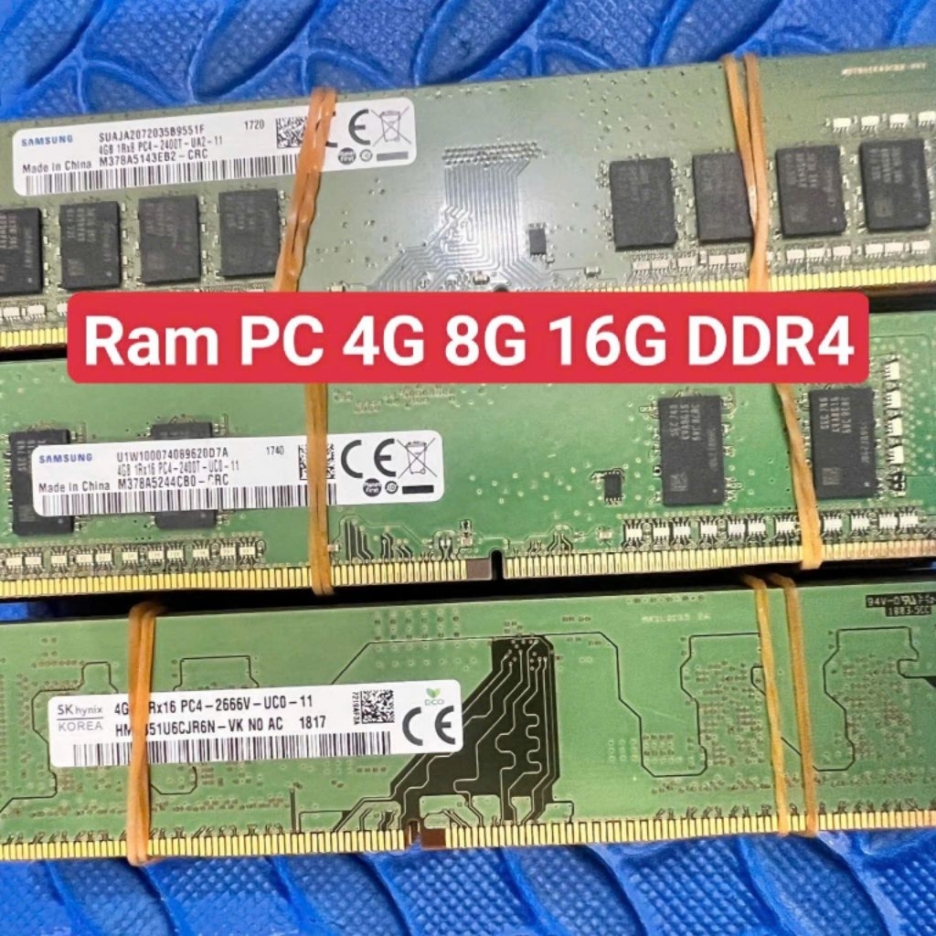 PC Ram 16G 8G 4G DDR4 ติดตั้งเดสก์ท็อป