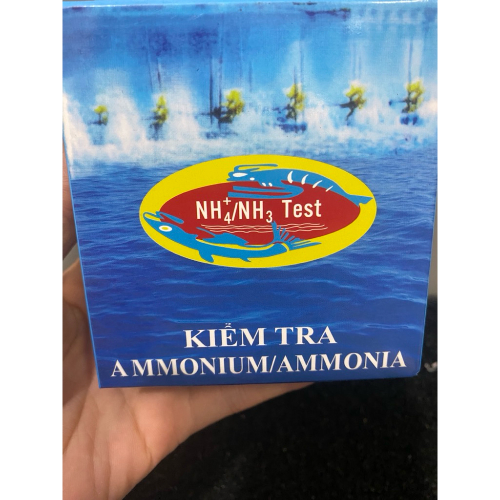 NH3 และ NH4 TEST SOLUTION - AMONIA & AMONIUM TEST KIT สําหรับถังปลา