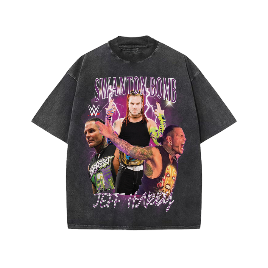 HIGHCLUB WASH JEF HARDY เสื้อยืด OVERSIZE และ TANKTOP