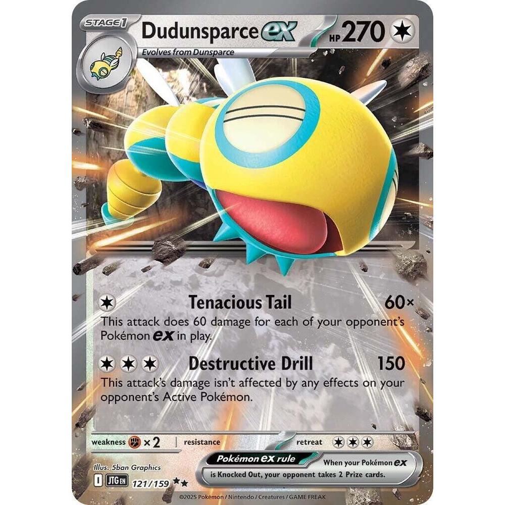 การ์ด [ การ์ดเกม Pokemon TCG- ] Dudunsparce ex - 121/159 -M-NM