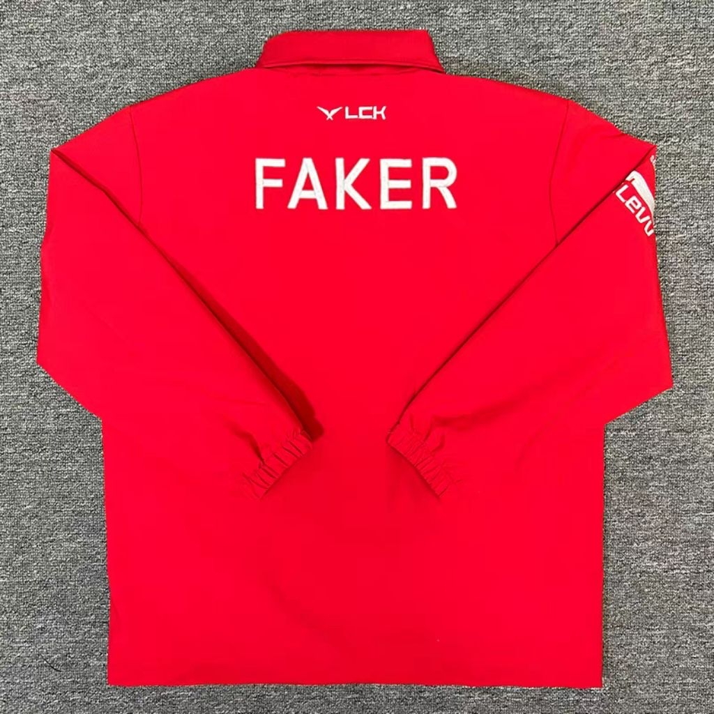 เสื้อแจ็คเก็ต T1 LCK 2025 รุ่นพิเศษ งานปักเต็มตัว