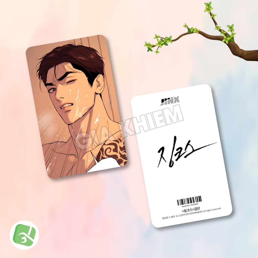 JIDX Bad Luck Photocard (P4) - ขนาด 5.5x9ซม.