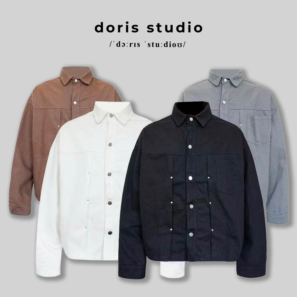 [Opening Deal] Doris / DORIS BASIC KAKI JACKET / ฟอร์ม unisex