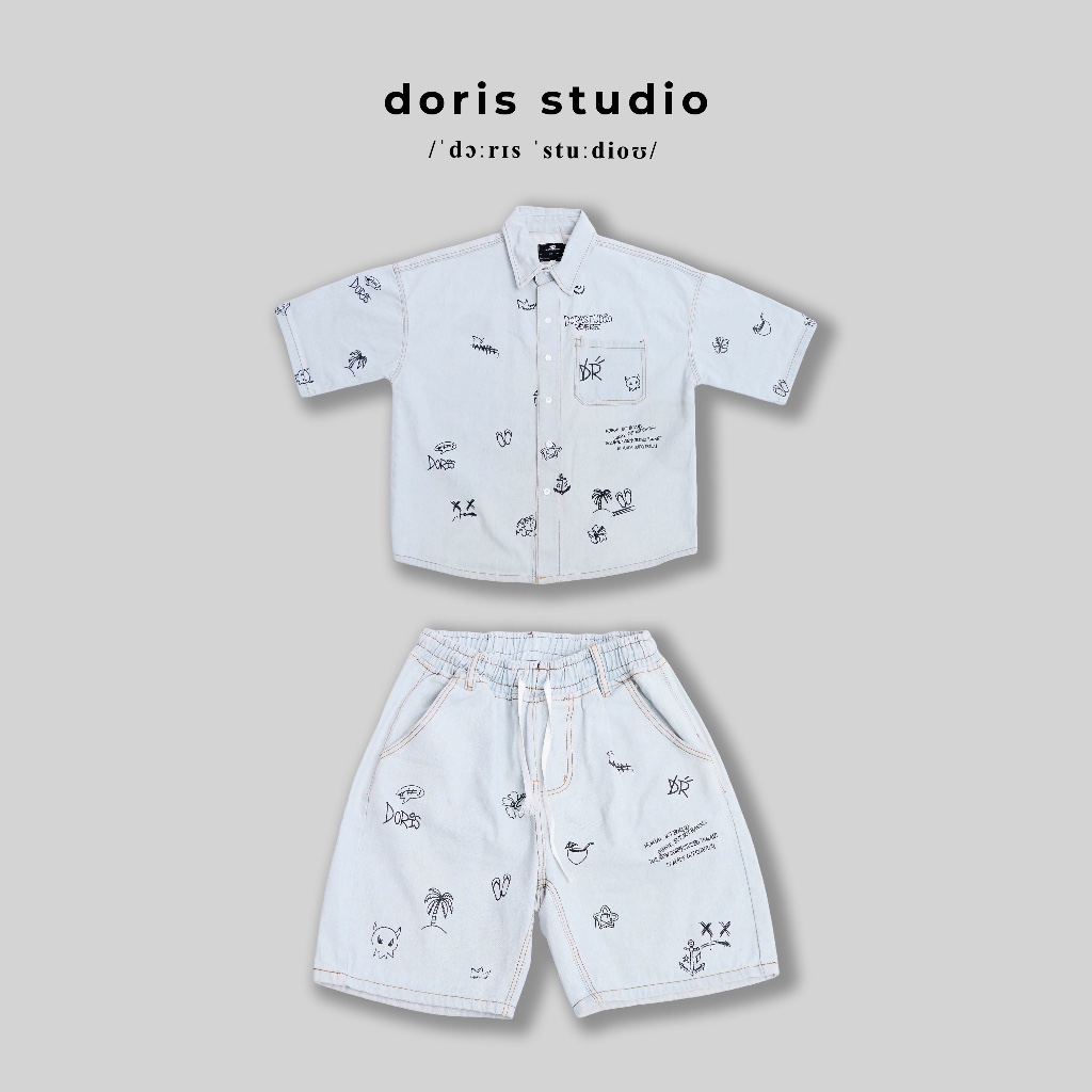 [Opening Deal] Doris / Denim Set Doris summer icon / ฟอร์ม unisex