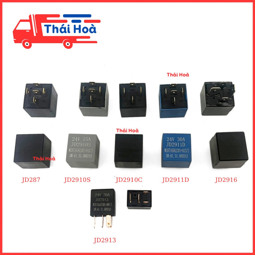 รีเลย์ทั่วไป รีเลย์ไฟ howo JD287 JD2910S JD2910C JD2911D JD2916 JD2913