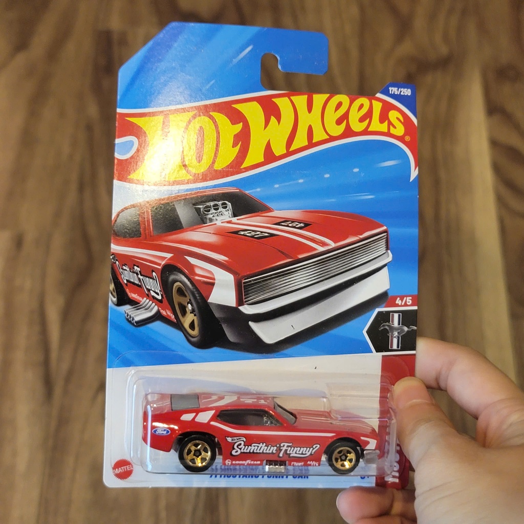 HW* ของแท้ 1:64 โมเดลรถ Hotwheels MUSTANG FUNNY CAR