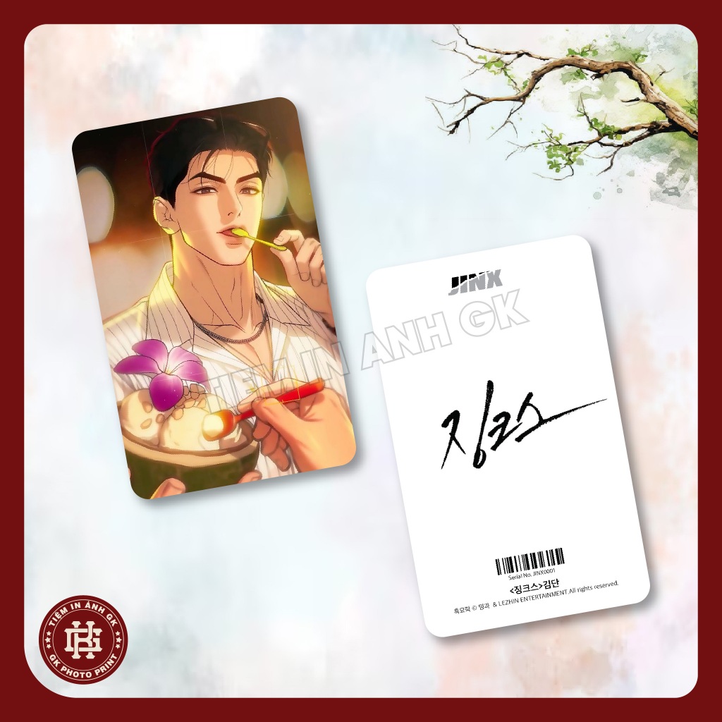 JIDX Bad Luck Photocard (P5) - ขนาด 5.5x9ซม.