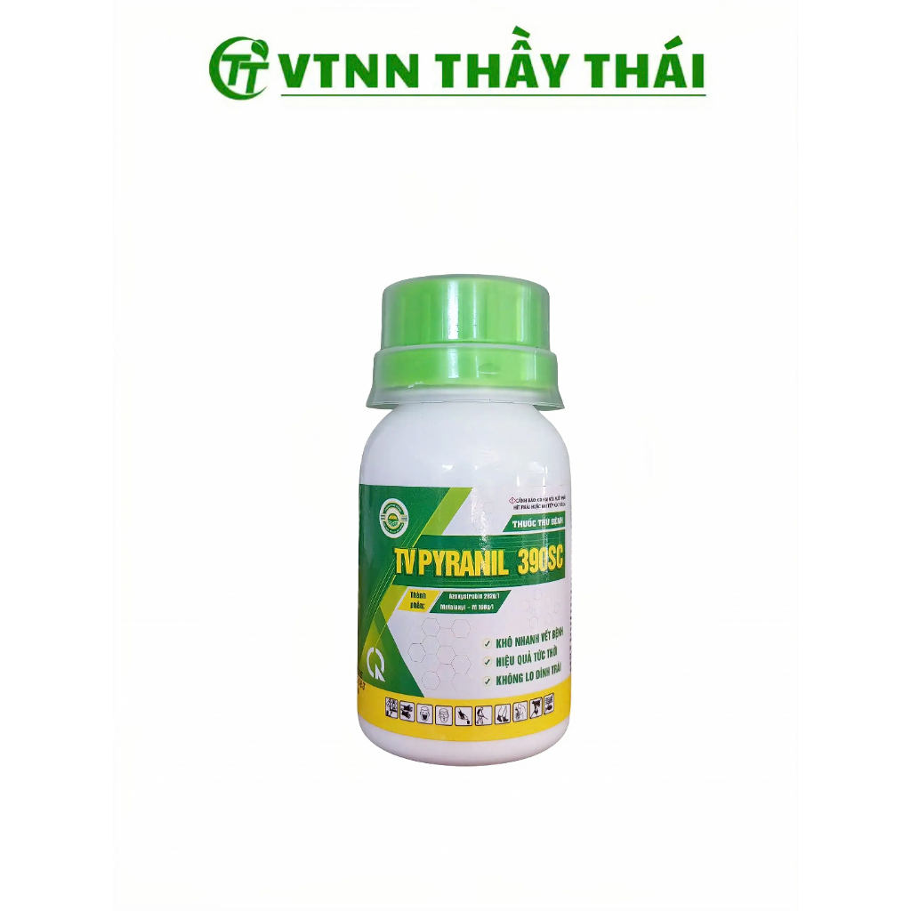 TV - PYRANIL 390SC ช่วยควบคุมแอนแทรคโนส ผลไม้เน่า คอตตอนแอนแทรคโนส ขวด 100ml_TPN
