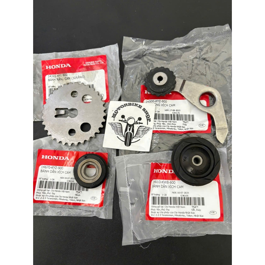 ชุดโซ่ลูกเบี้ยว (88 EYES) รถ led ในอนาคตไขมันแท้ 14500KYZ900 14321KYZ900 14610KWB600 14670KYZ900 146